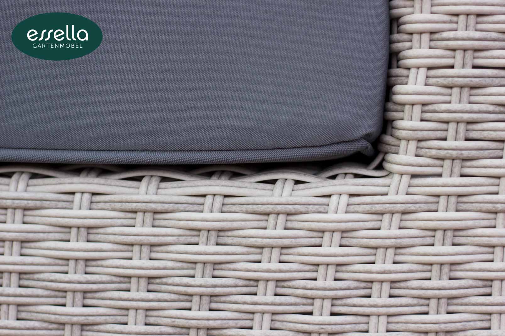 Polyrattan Lounge Miami 8-Personen Rundgeflecht Essella-Markenshop