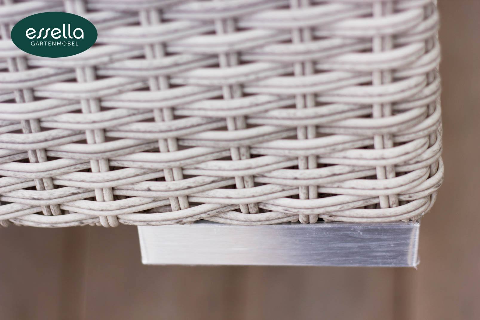 Polyrattan Lounge Miami 8-Personen Rundgeflecht Essella-Markenshop