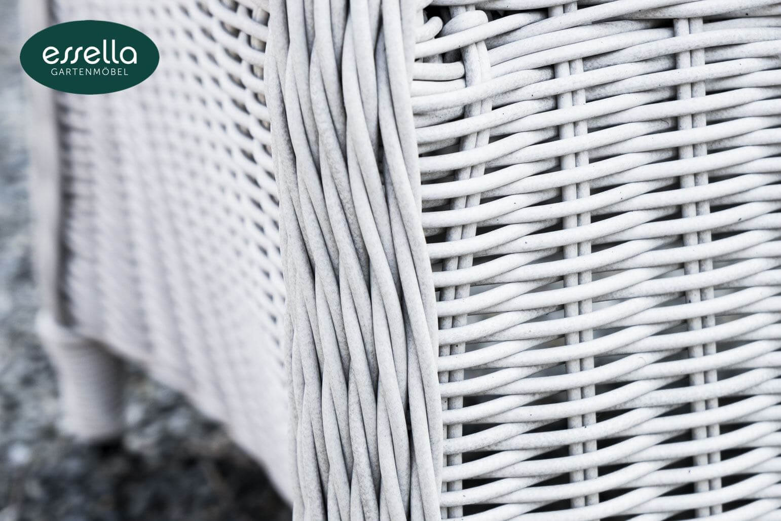 Polyrattan Sitzgruppe Dubai 8-Personen Rundgeflecht Essella-Markenshop