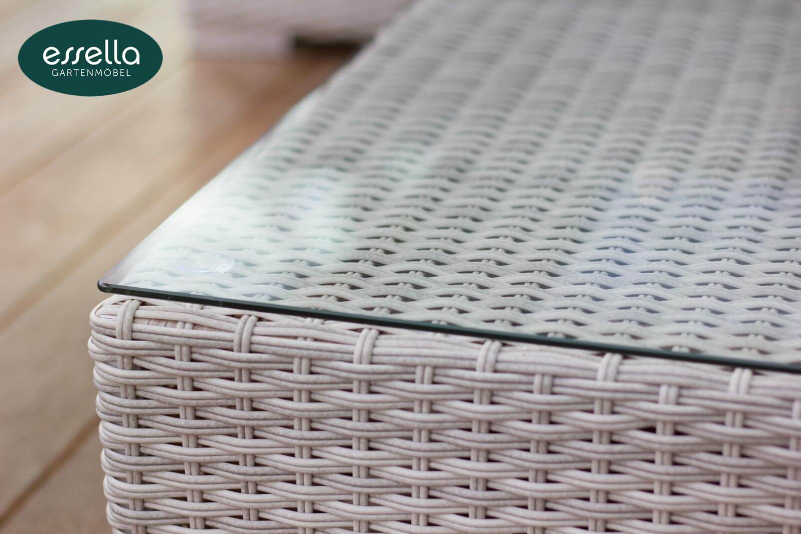 Polyrattan Lounge Miami 8-Personen Rundgeflecht Essella-Markenshop