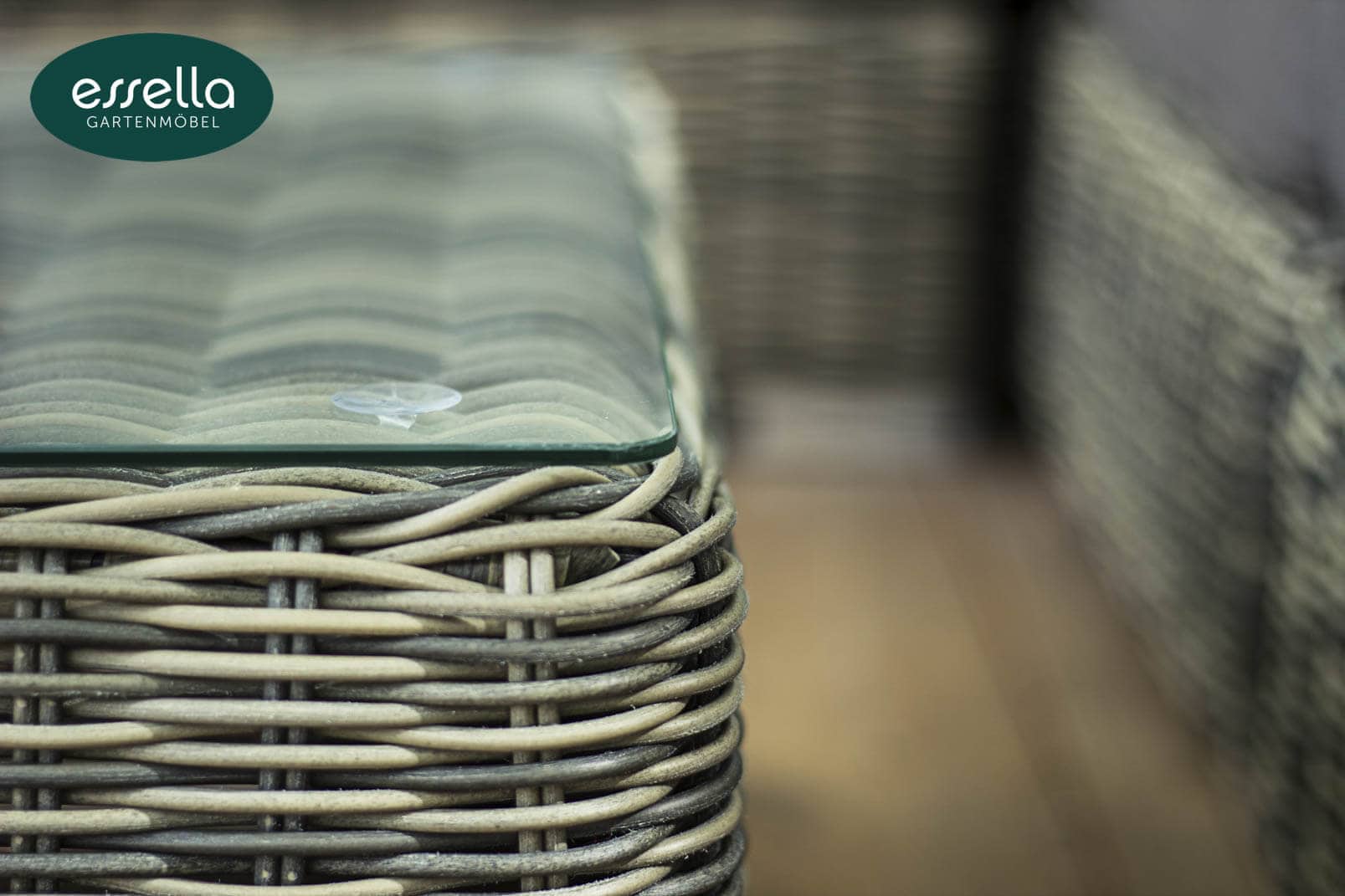 Polyrattan Lounge Alabama 7-Personen Rundgeflecht Essella-Markenshop