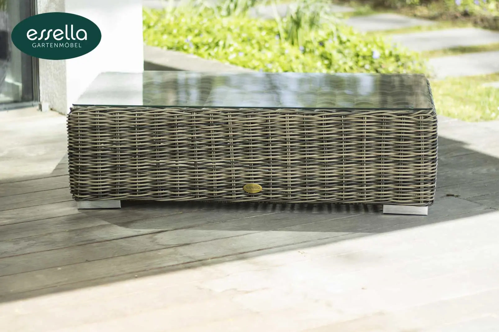 Polyrattan Lounge Alabama 7-Personen Rundgeflecht Essella-Markenshop