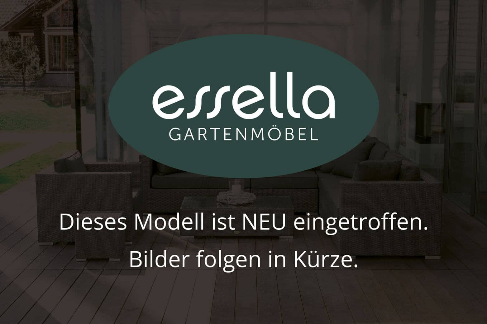 Polyrattan Sonnenliege Jamaica 2-Personen Flachgeflecht Essella-Markenshop